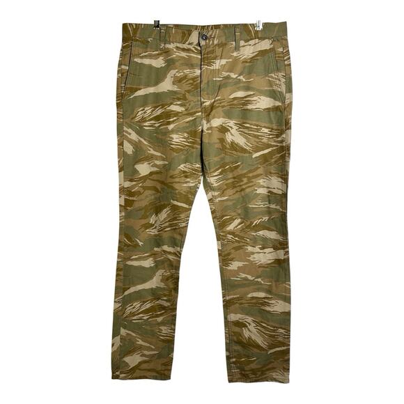 Levi’s 511 Slim Fit Jeans 34x30 Tiger Camo Green Brown Stretch Cotton Pants - Picture 2 of 10